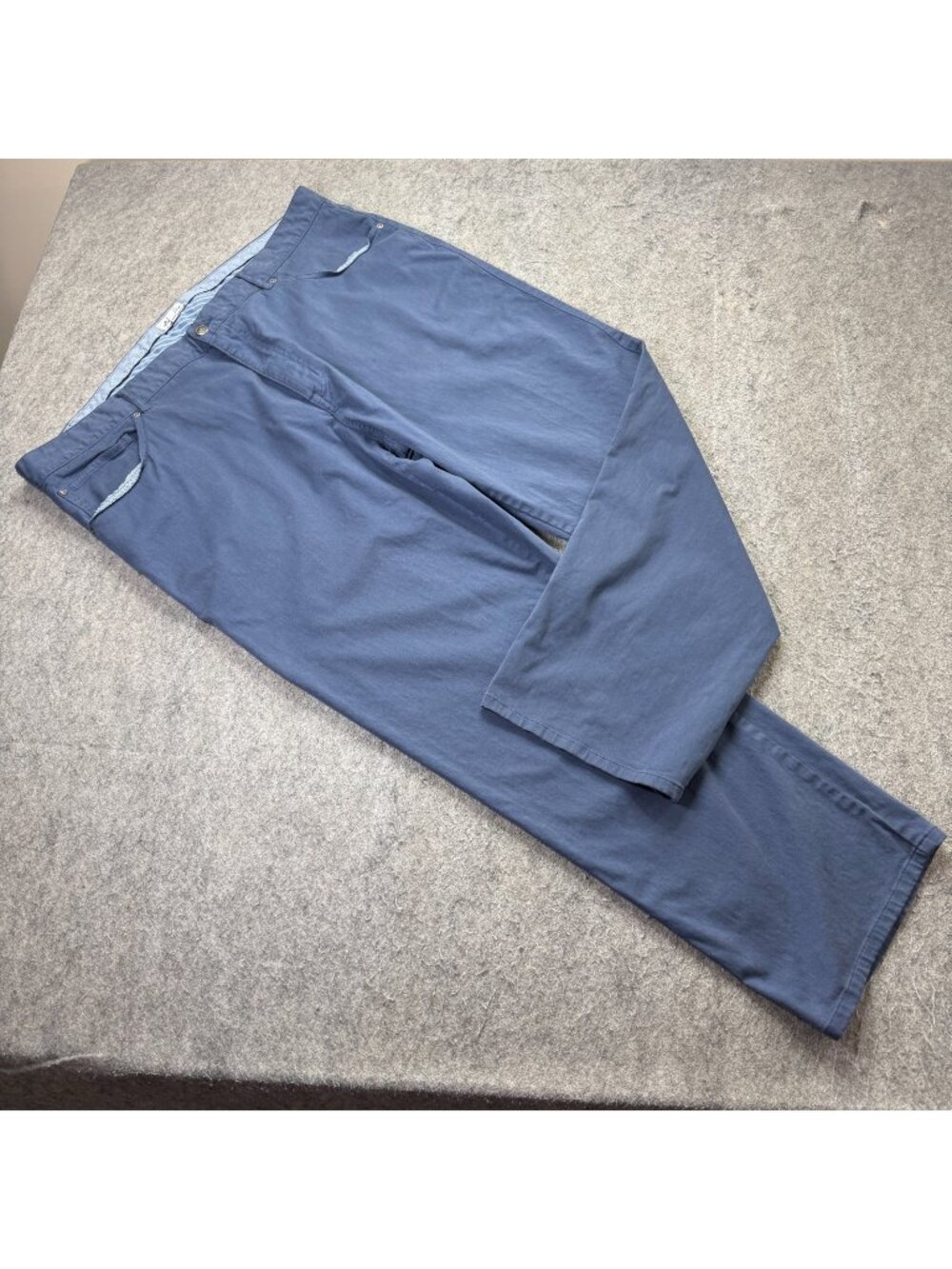 Peter Millar 5-Pocket Pants Men 46 x 31 Blue Stretch Ultimate Sateen